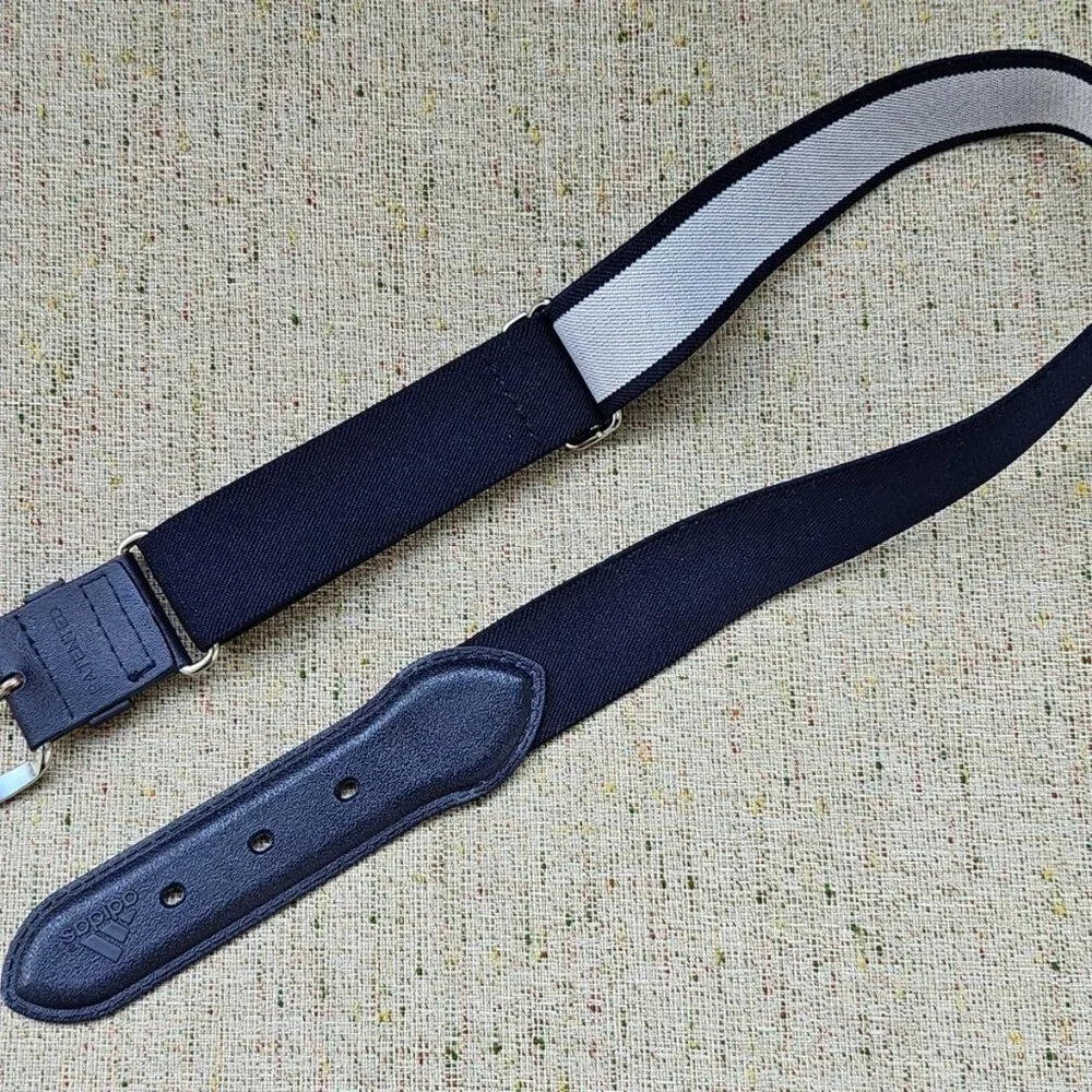Adidas Youth Belt Navy Blue Elastic Stretched Waistband Size